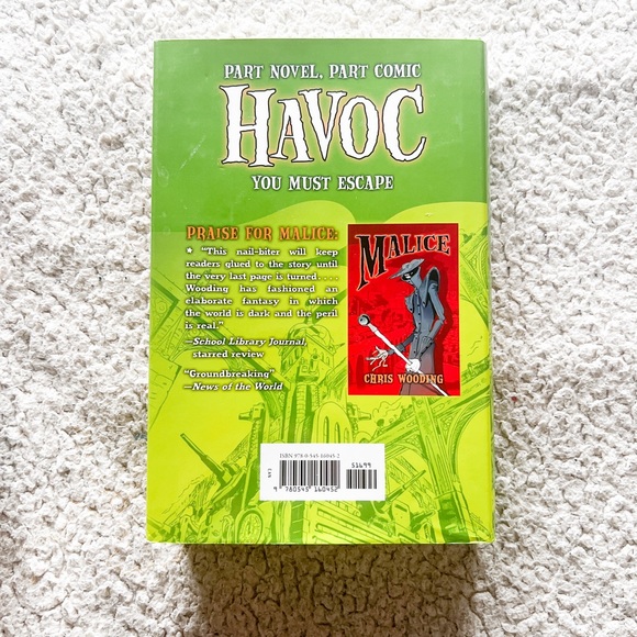 Havoc Hardcover Book by Chris Wooding Sequel to Malice - Picture 3 of 3